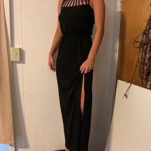 Formal Black Maxi Dress